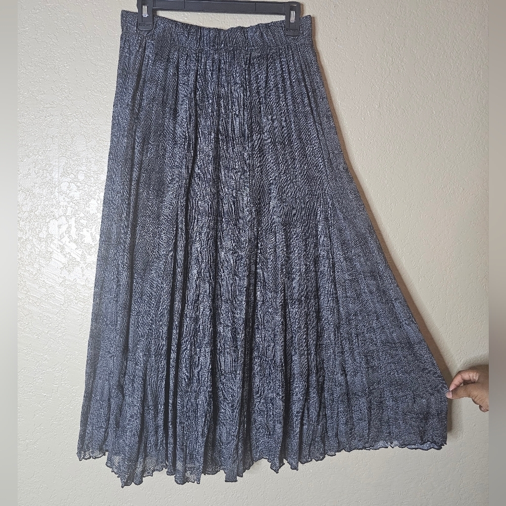 VTG CHICO'S 2000s, Vine Drifter A-Line stretch Maxi Skirt Size 1 US  M